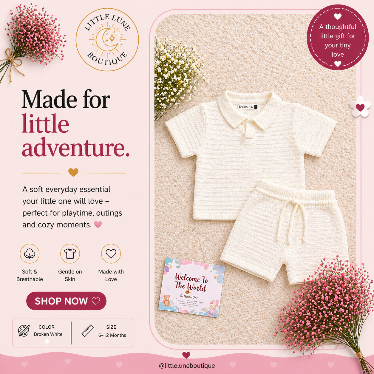 Polo Knit Shirt Set - Baby & Kids Outfit