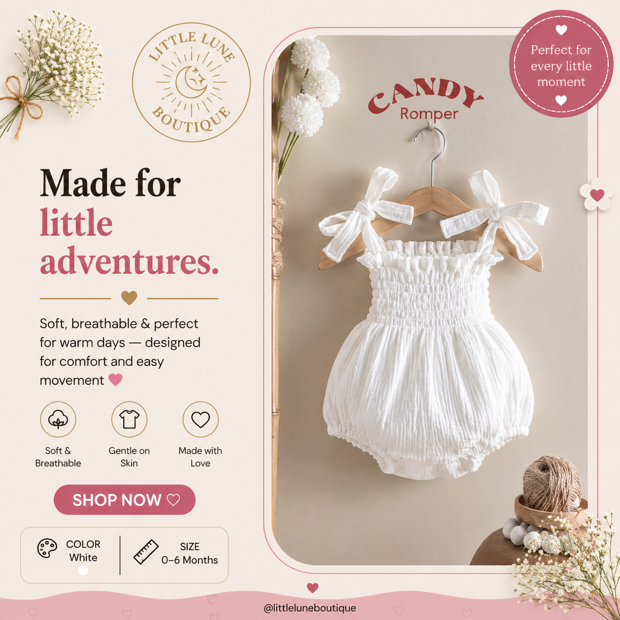 Candy Baby Romper