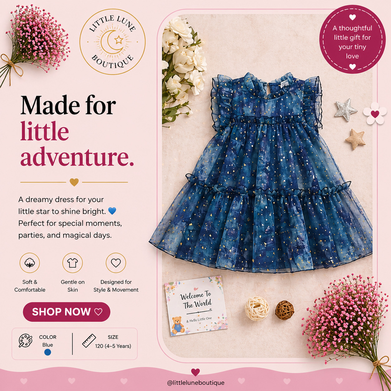PRINCESS Blue Dress