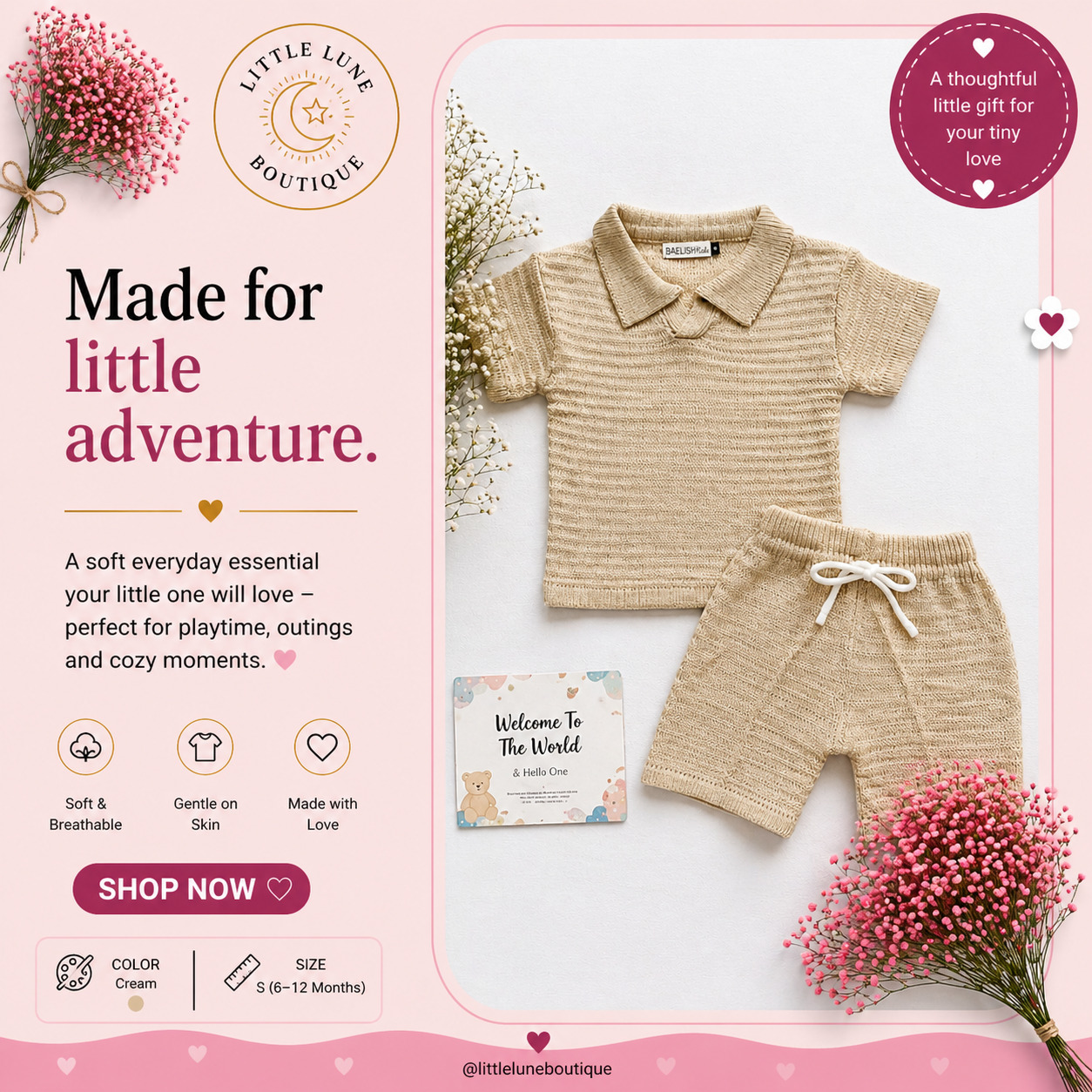 Polo Knit Shirt Set - Baby & Kids Outfit