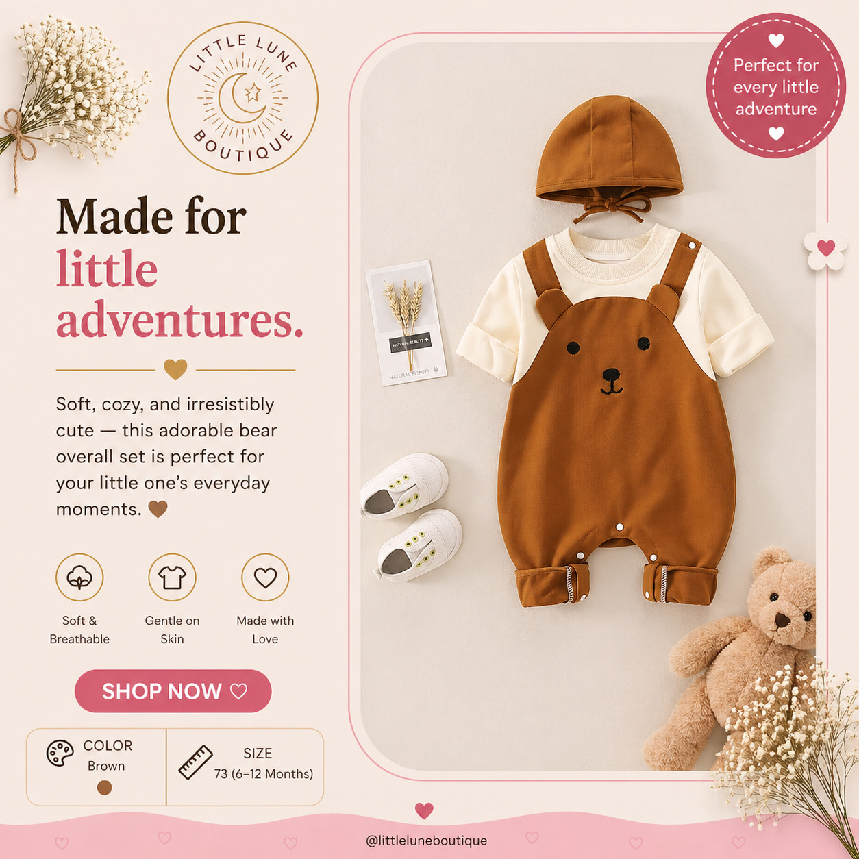 ZUNO KIDS Bernie Romper Set
